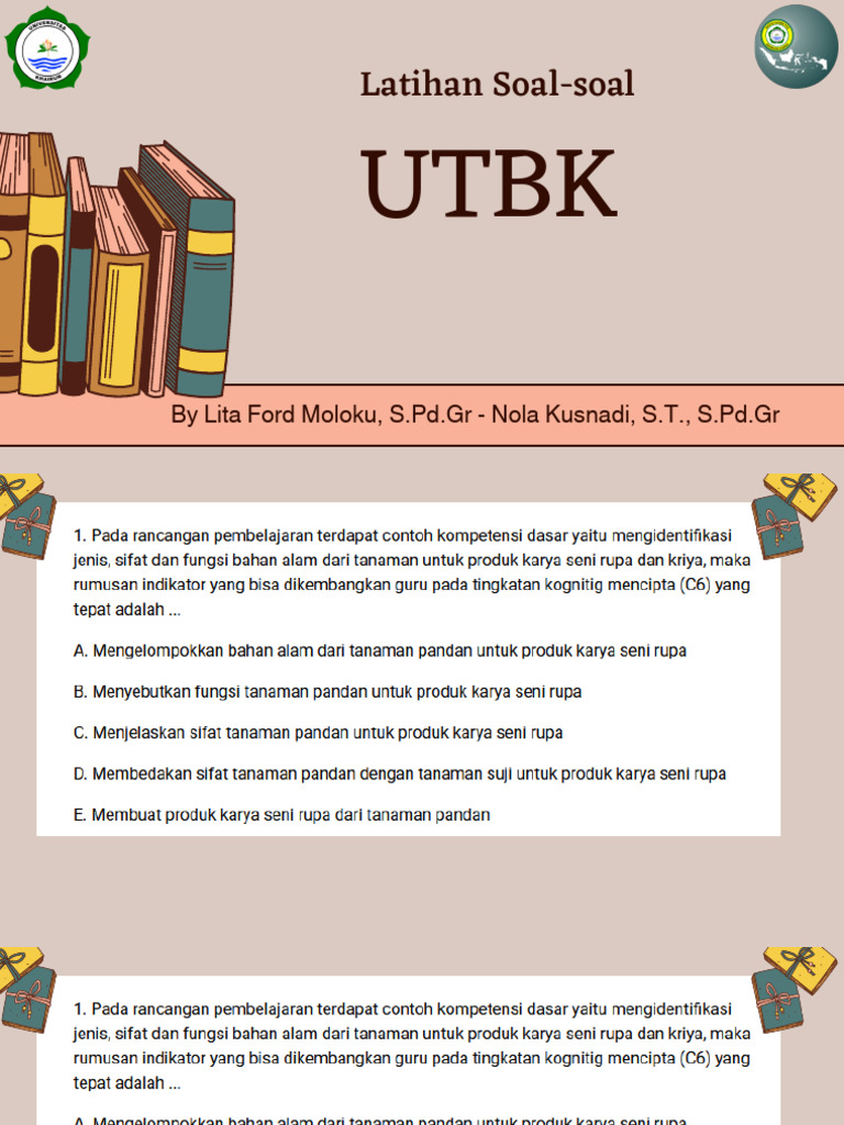 Latihan Soal Utbk 24 Pdf