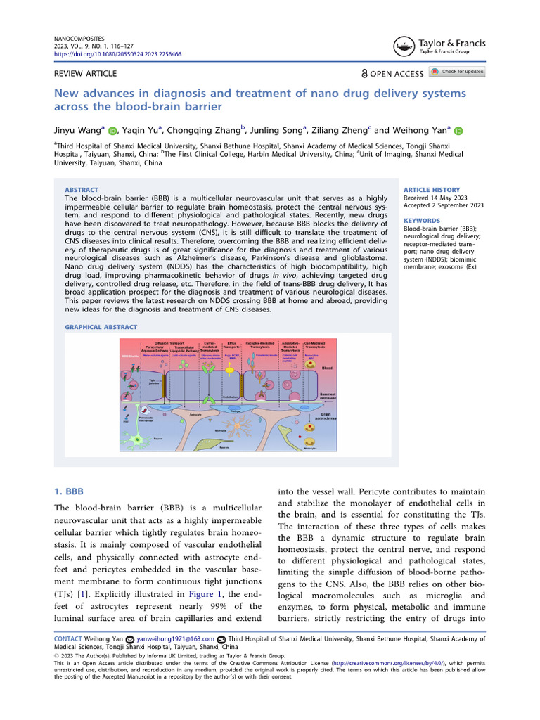 Advances in Nano Drug Delivery Systems | PDF | Nanomaterials ...