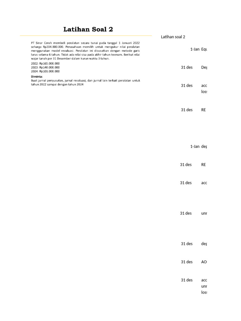 Equipment Depreciation And Impairment Analysis Pdf