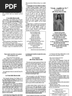 Le forme di culto alla Divina Misericordia