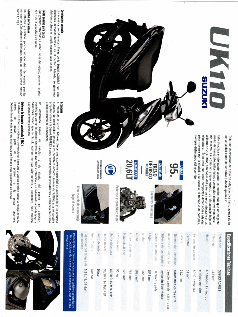 Catalogo Uk110 Caracteristica | PDF
