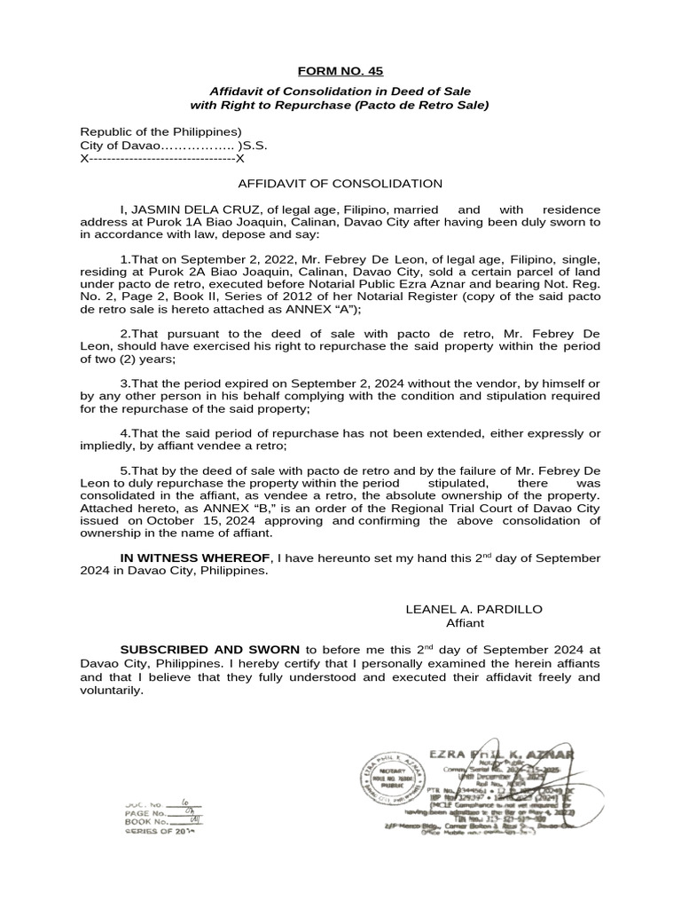 Form No. 45docx | PDF
