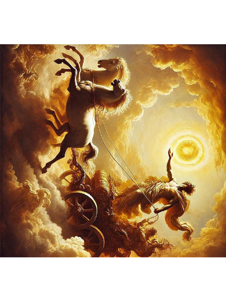 A Renaissance-Style Painting of Apollo Riding His | PDF