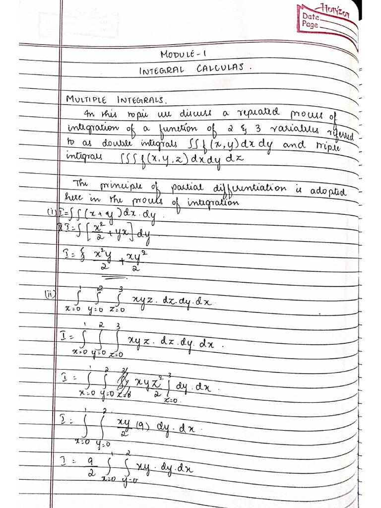 Bmats201 m1 Integral Calculus 1 | PDF