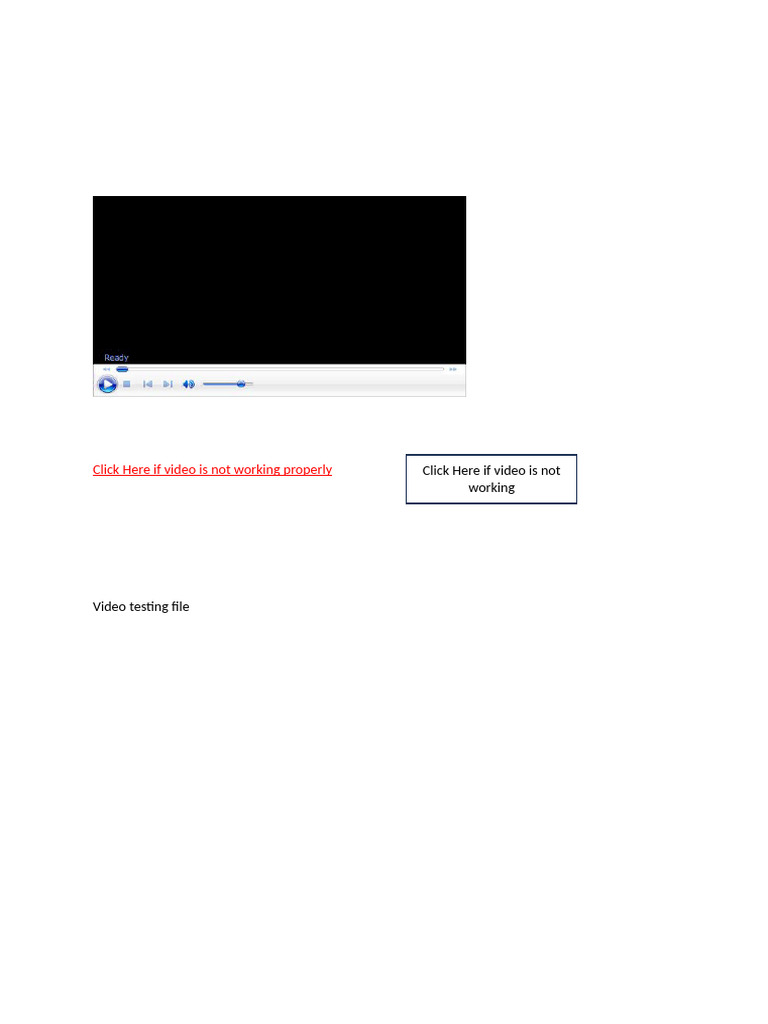 Video Testing | PDF