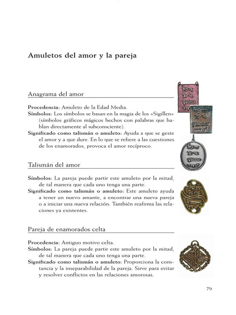 Amuletos para el amor y la pareja | PDF | Amor | Amuleto