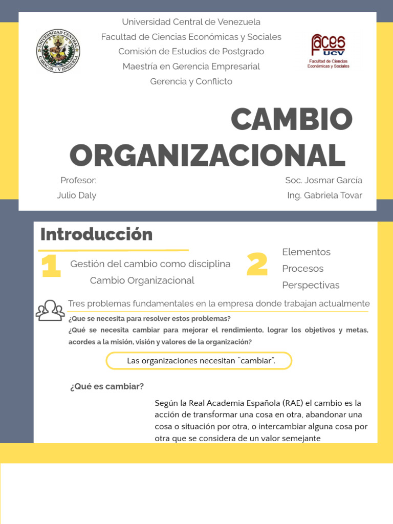 Claves para Liderar el Cambio Organizacional | PDF | Business