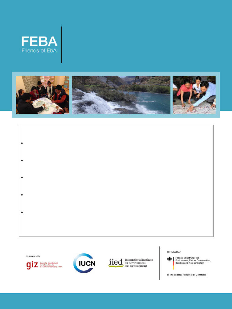 Effective Ecosystem-based Adaptation Framework | PDF | Natural ...