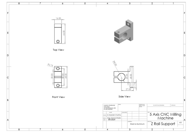 Z Rail Support | PDF | Secondary Sector Of The Economy | Metalworking