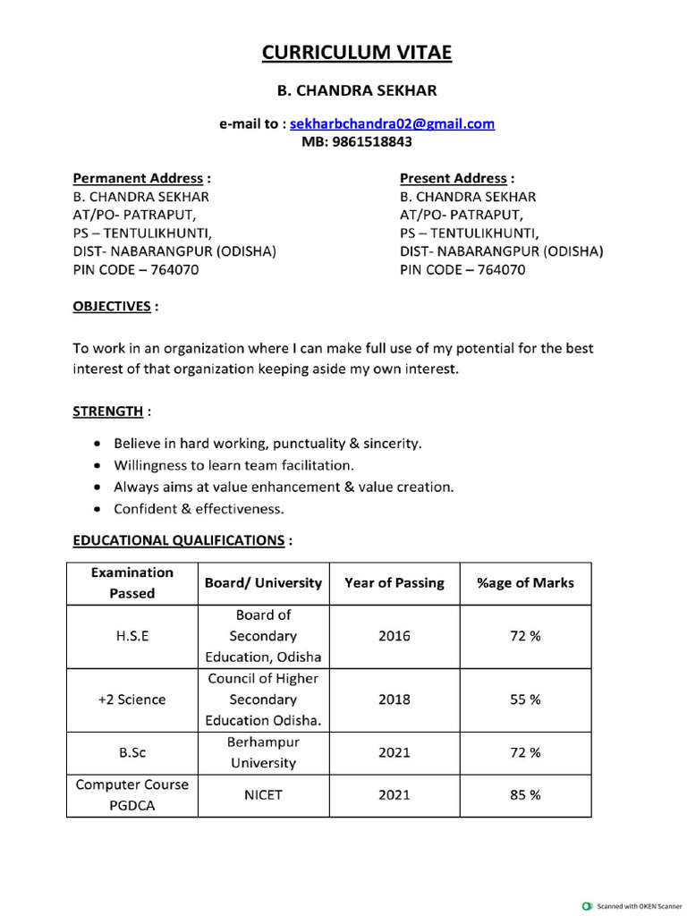 Chandan Resume | PDF