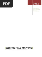 Download Electric Field Mapping Lab Report by Chelsea Buckner SN82326552 doc pdf