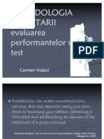 Evaluarea Per for Mantel Or Unui Prof. Dr. c. Vulpoi