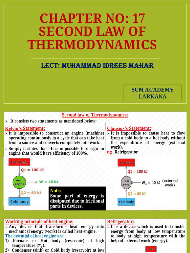 Compressed 17 second law of thermodynamics pdf