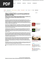 Vídeos mostram tiros e uso de força policial em presídio de Viana - gazeta online