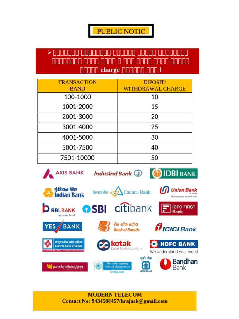 Aeps Charge | PDF