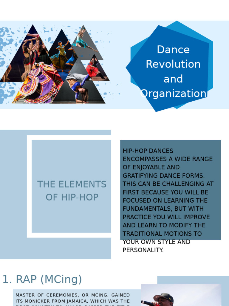 Elements of Hip-Hop Dance Styles | PDF | Hip Hop Music | Rapping