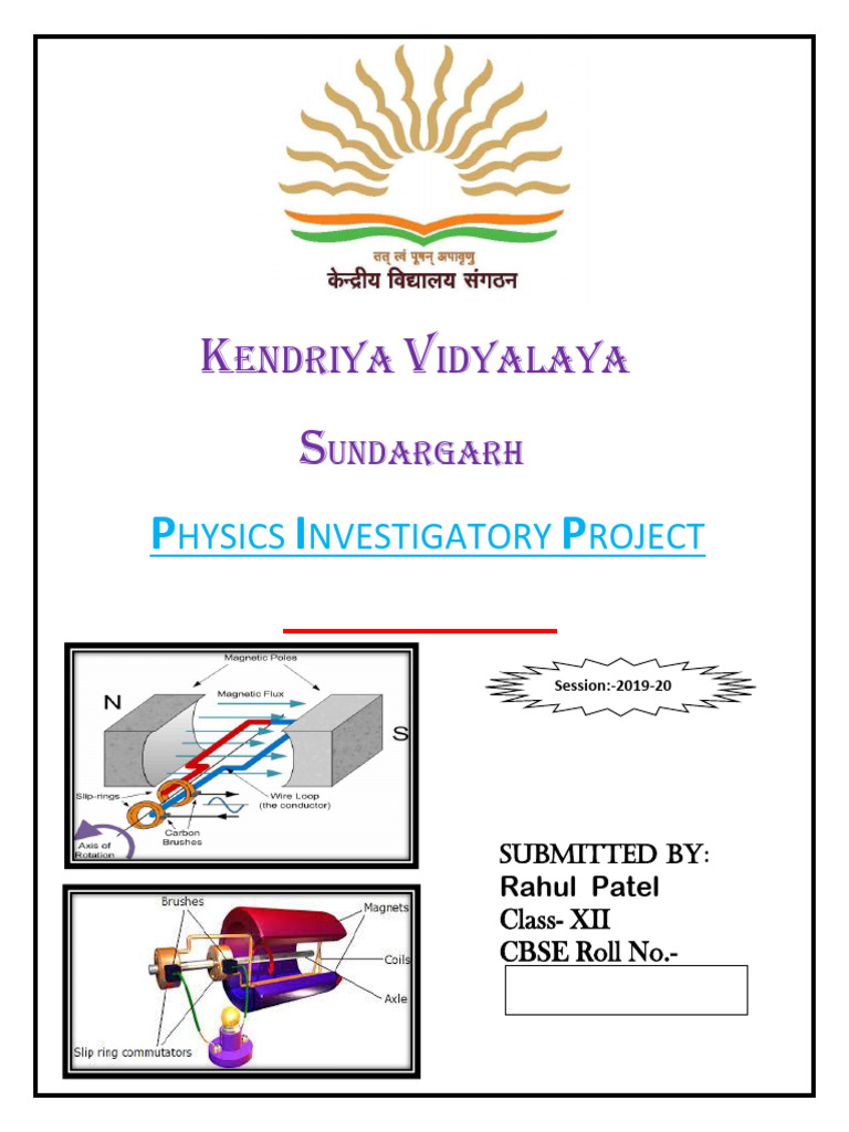 Ac Generator 1 Pdf Electric Generator Power Physics
