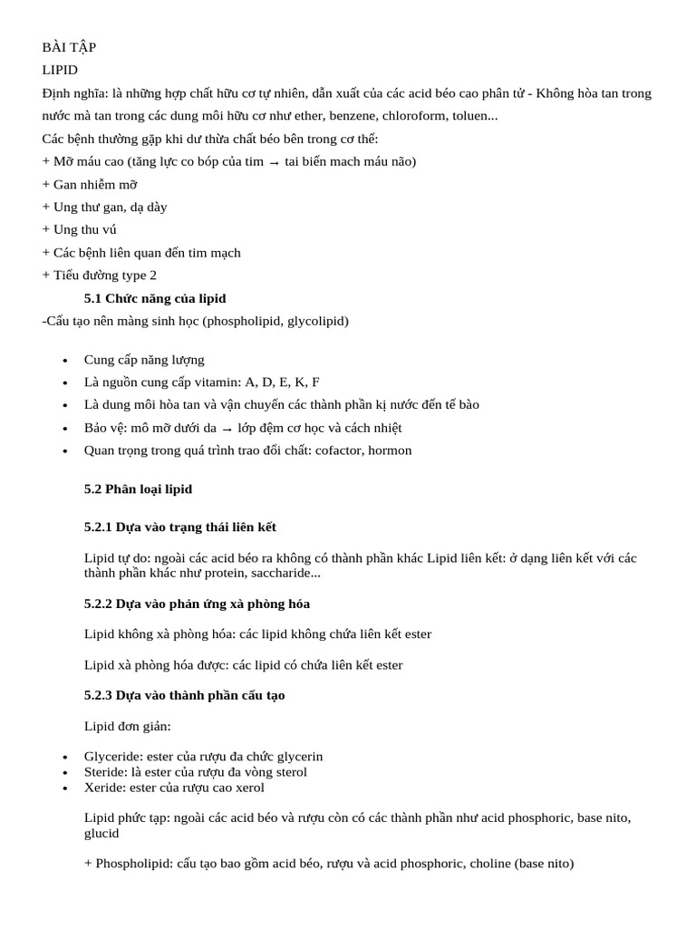 Lipid | PDF