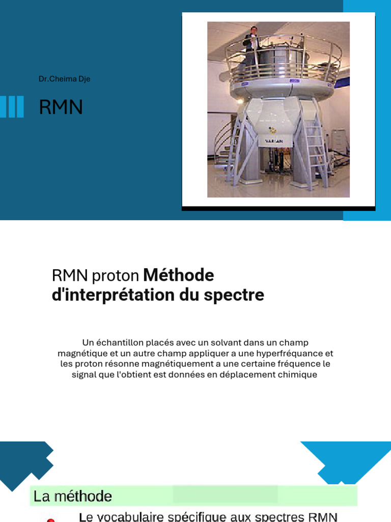 Interprétation RMN du proton | PDF
