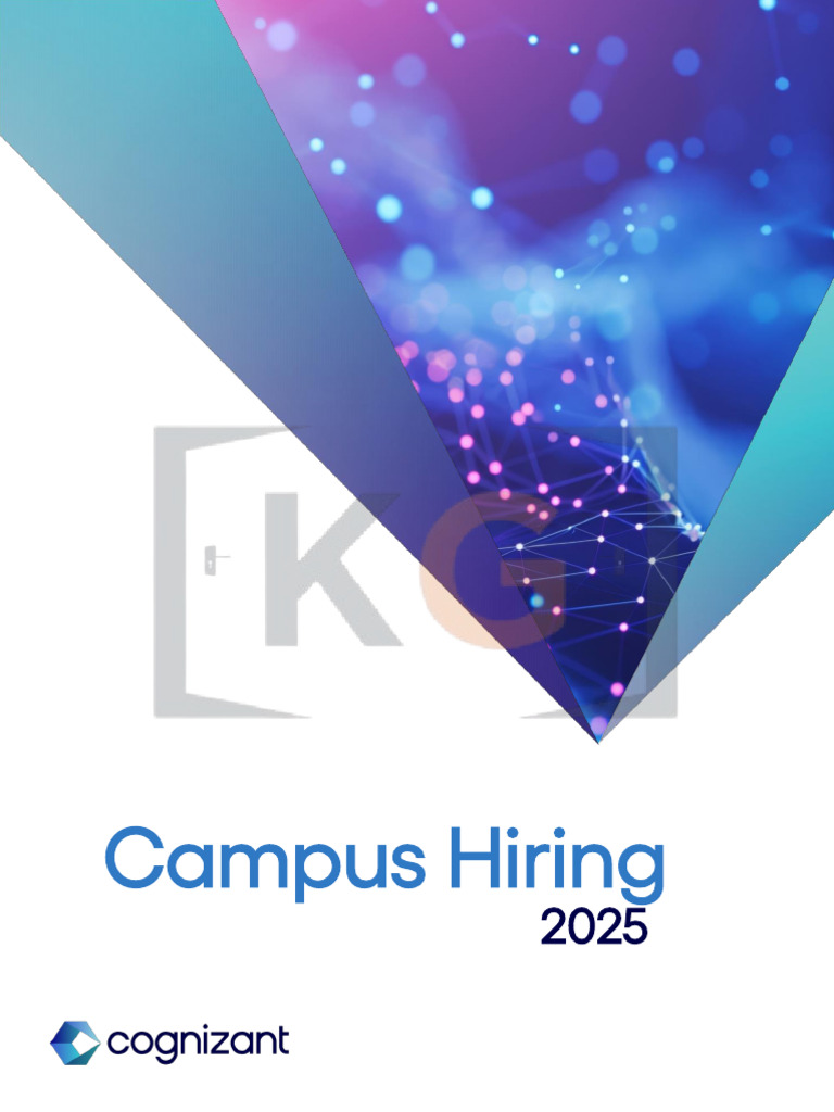 Cognizant Campus Hiring 2025 Guidelines | PDF | Laptop | Internet