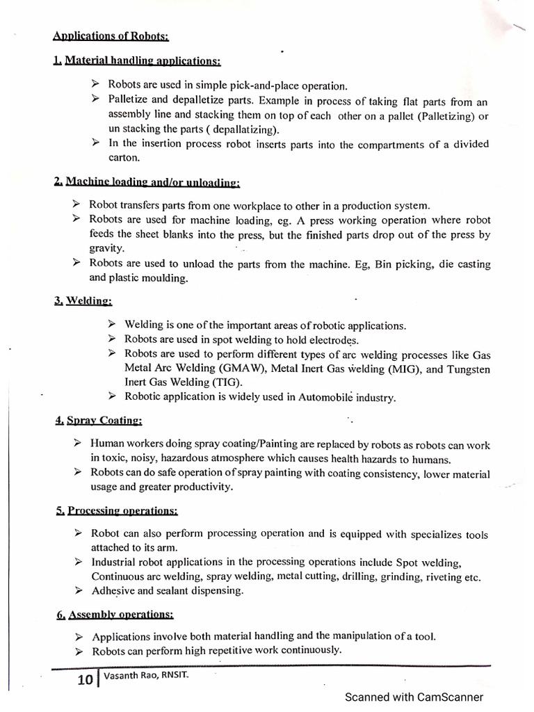 Mod5 - Robotics and Automation | PDF