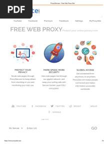 ProxySite.com - Free Web Proxy Site