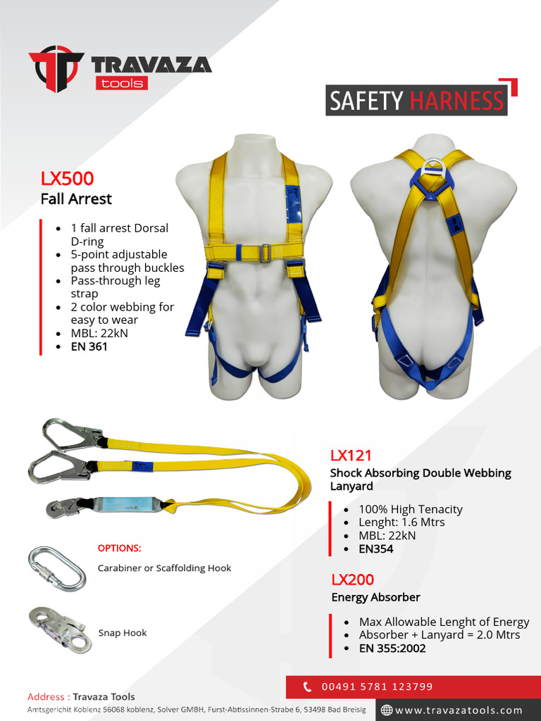 Safety Harness Travaza - UPDATED | PDF