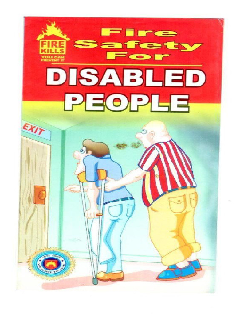 Fire Safety For Disabled People-Mass | PDF