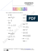 Operaciones Con Fracciones Algebraic As