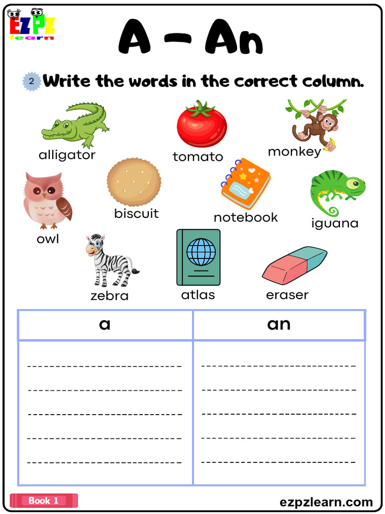 Word Sorting Activity for Kids | PDF