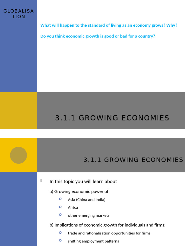 Economic Growth in Emerging Markets | PDF | Gross Domestic Product ...