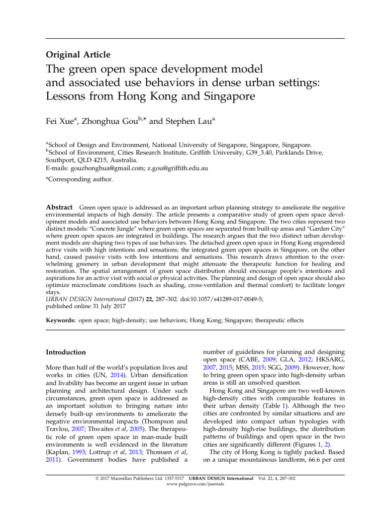 The Green Open Space Development Model A | PDF | Senses | Cent (Music)