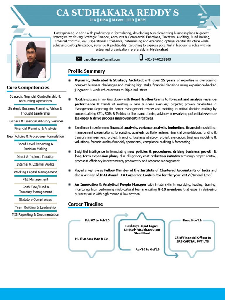 02 SSR Profile CA (1) | PDF | Business Economics | Business