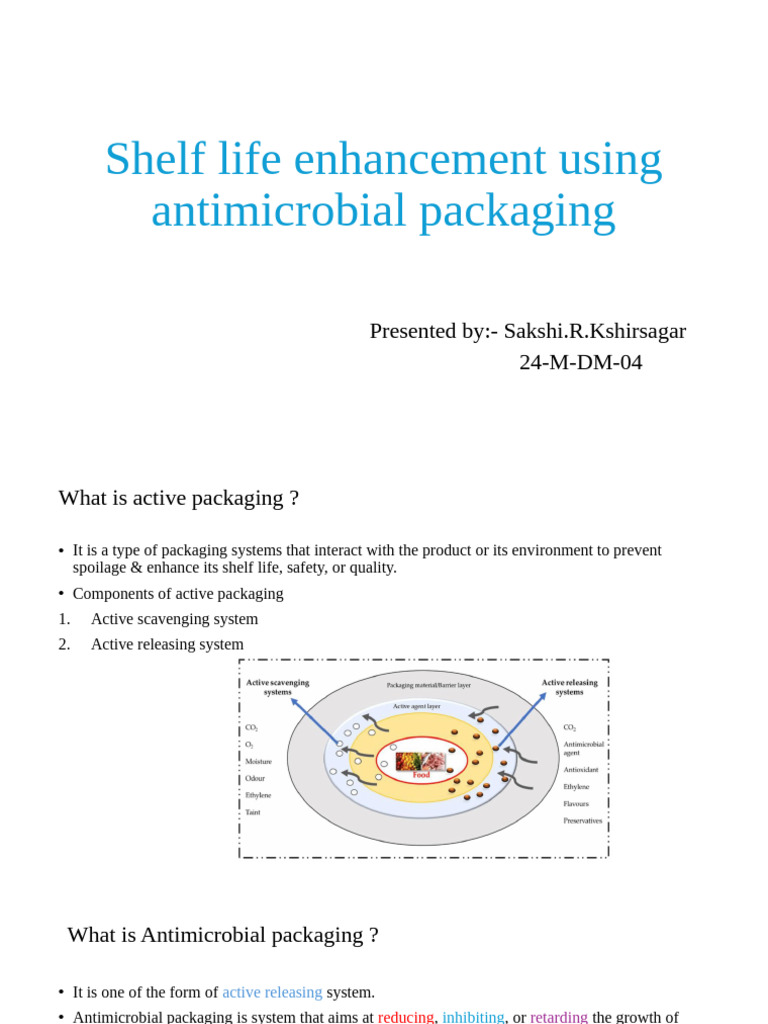 Antimicrobial Packaging for Food Safety | PDF | Antimicrobial ...