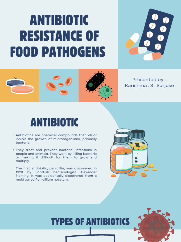 Antibiotic Resistance in Food Pathogens | PDF | Antimicrobial ...