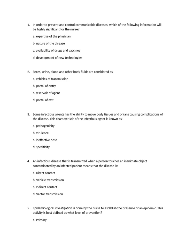 Communicable Disease Nursing 2 | PDF | Infection | Hepatitis