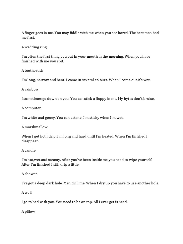 Clever Riddles with Double Meanings | PDF
