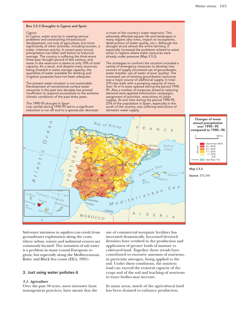 Drought Impacts in Cyprus and Spain | PDF | Water Scarcity | Water