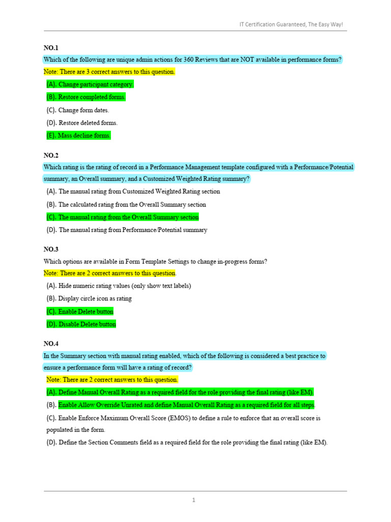 Admin Actions and Ratings in Performance Management | PDF | Xml | Computing