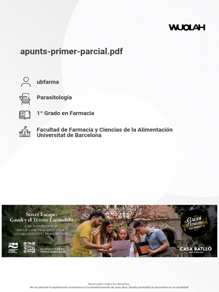 Wuolah Free Apunts Primer Parcial | PDF