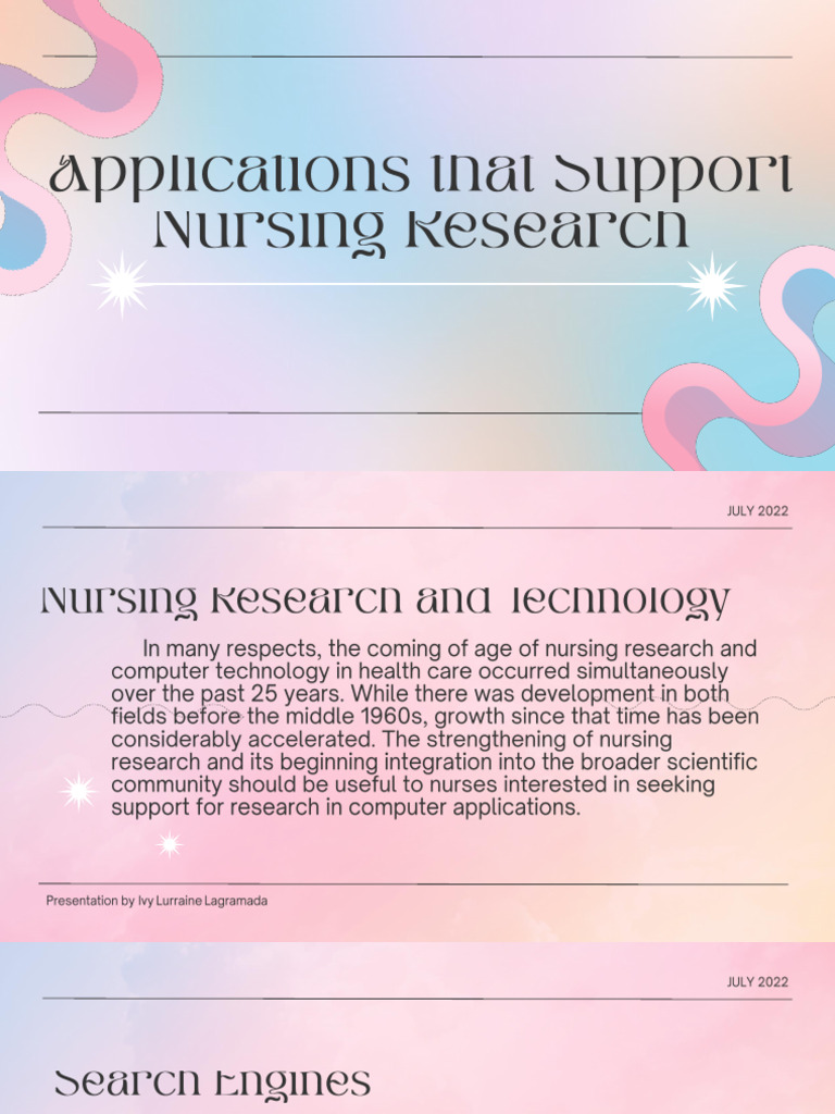 Applications in Nursing Research | PDF