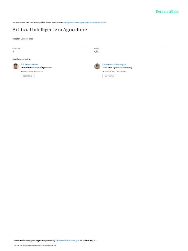 ARTIFICIAL INTELLIGENCE IN AGRICULTURE IN INDIA PDF visual data 3