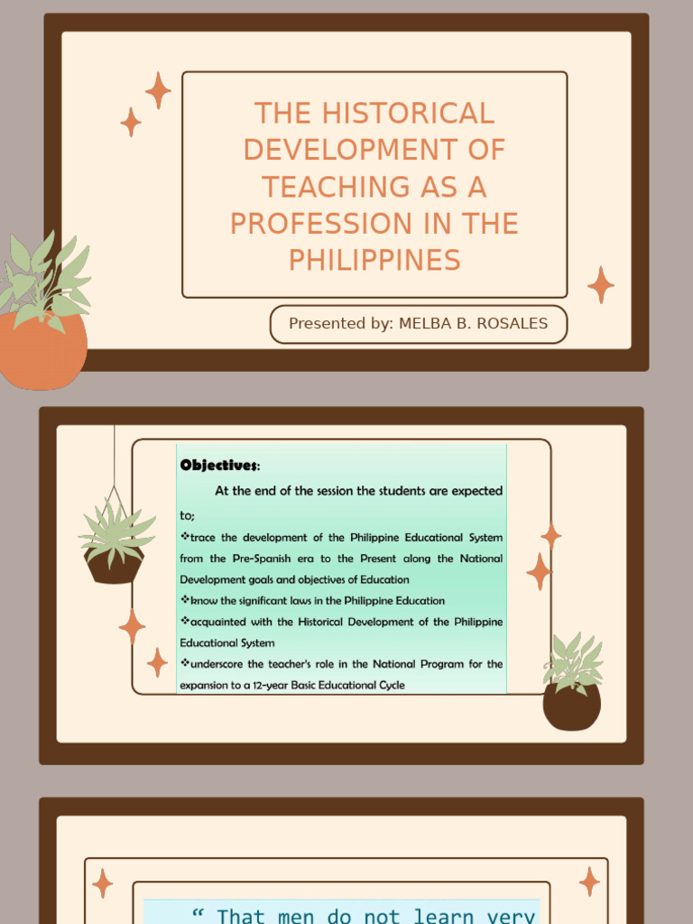 Evolution of Teaching Profession in the Philippines | PDF