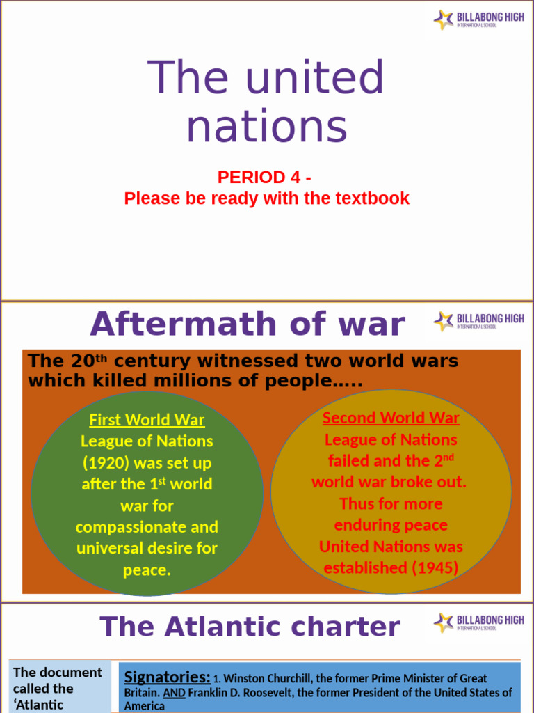 Overview of the United Nations History | PDF | United Nations Security ...