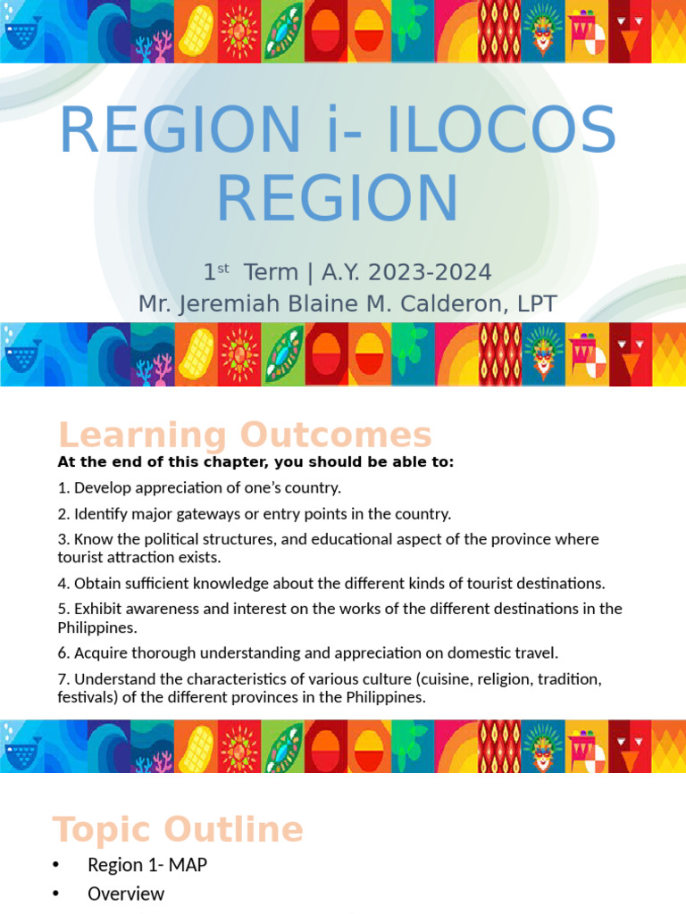 Ilocos Region Overview and Tourism Guide | PDF