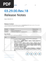 04.00.00.rev.01 Release Notes | PDF | Modem | Bluetooth