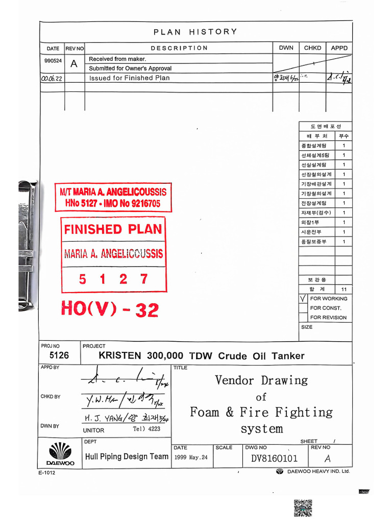 Ho V - 32 Foam & Fire Fighting Sys | PDF