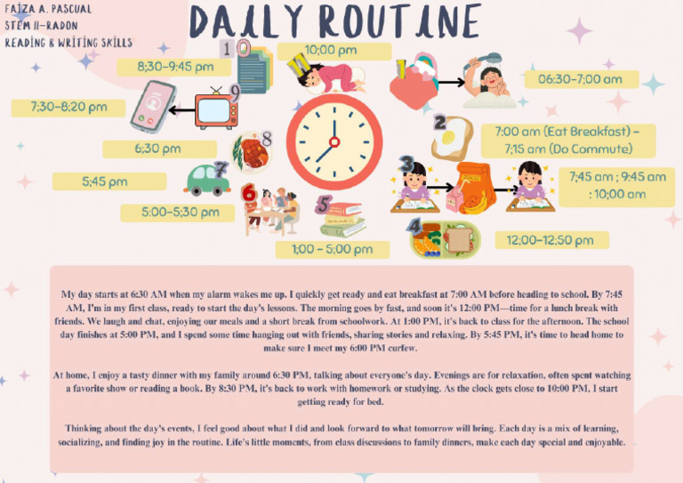 DAILY ROUTINE Again | PDF
