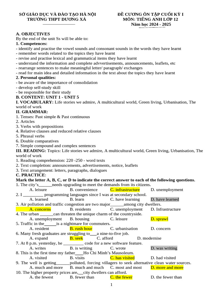 English 12 Midterm Review Guide | PDF | Cost Of Living | Urbanization