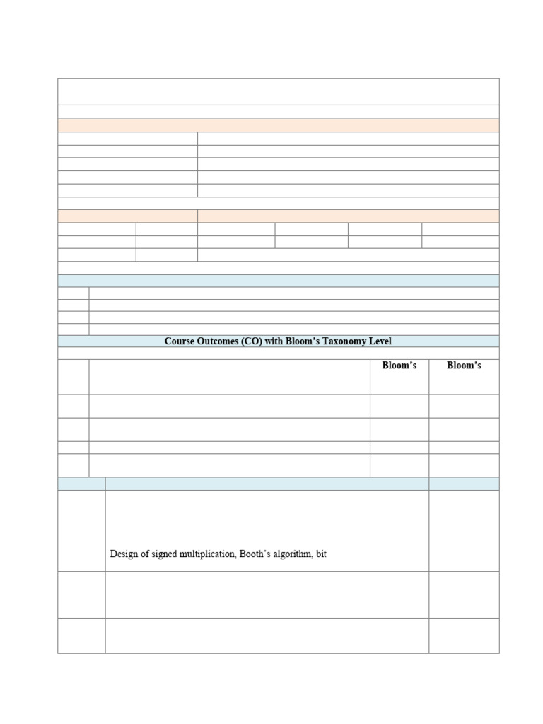 Computer Organization & Architecture Course | PDF | Computer Network ...